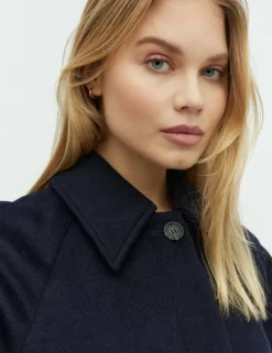 Tary-M Wool Jacket - Donkerblauw