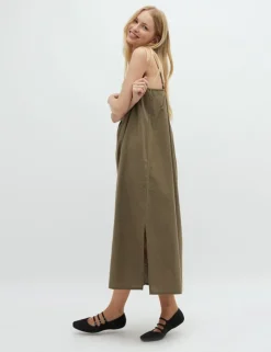 Teslana-M Dress - Militair groen
