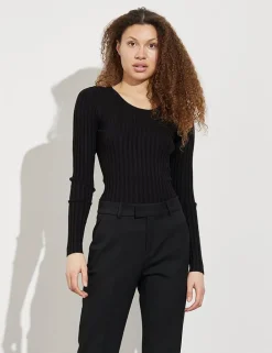 Trenna Knit Trui - Zwart