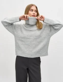 Vesina-M Knitted Sweater - Grijs