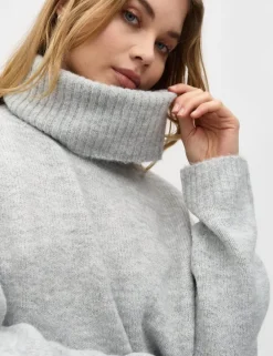 Vesina-M Knitted Sweater - Grijs