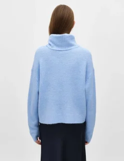 Vesina-M Knitted Sweater - Lichtblauw