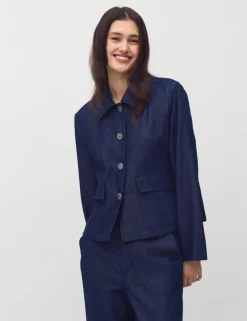 Yoshi-M Magnolia Blazerjasje - Denim