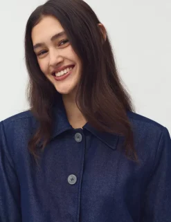 Yoshi-M Magnolia Blazerjasje - Denim