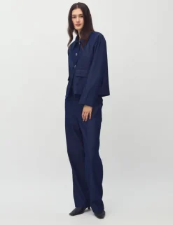 Yoshi-M Magnolia Blazerjasje - Denim